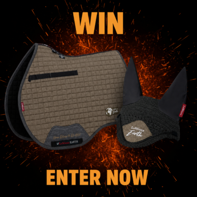Win a LeMieux Earth (Moss) GP Saddle Pad & Fly Hood (Large)