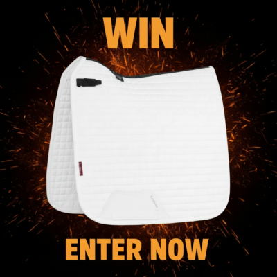 Win a White LeMieux Dressage Square (Full)